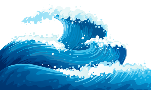 This png image - Blue Sea Waves Ground Clipart Picture, is available for free download