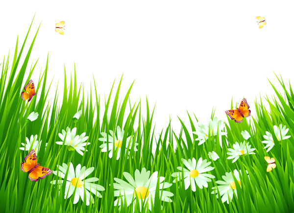 free clipart grass and flowers - photo #20