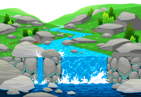 free clipart images waterfalls - photo #8