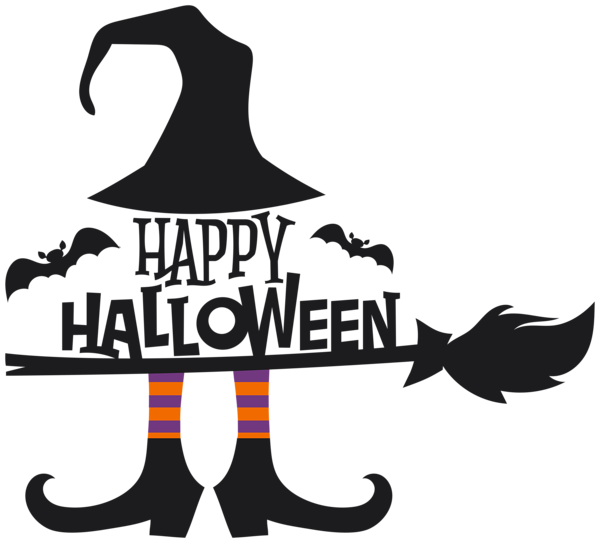 This png image - Happy Halloween Witch PNG Clipart, is available for free download