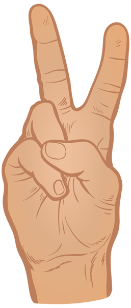 This png image - Hand Showing Victory PNG Clip Art Image, is available for free download