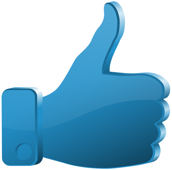This png image - Thumbs Up Blue Transparent Clip Art PNG Image, is available for free download