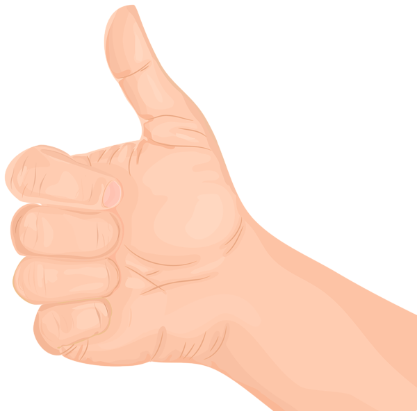 This png image - Thumbs Up Hand Gesture Transparent PNG Clip Art, is available for free download