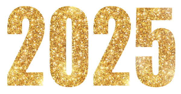 This png image - 2025 Flat Gold Large PNG Image, is available for free download