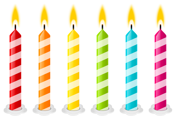 This png image - Birthday Candles PNG Vector Clipart Image, is available for free download
