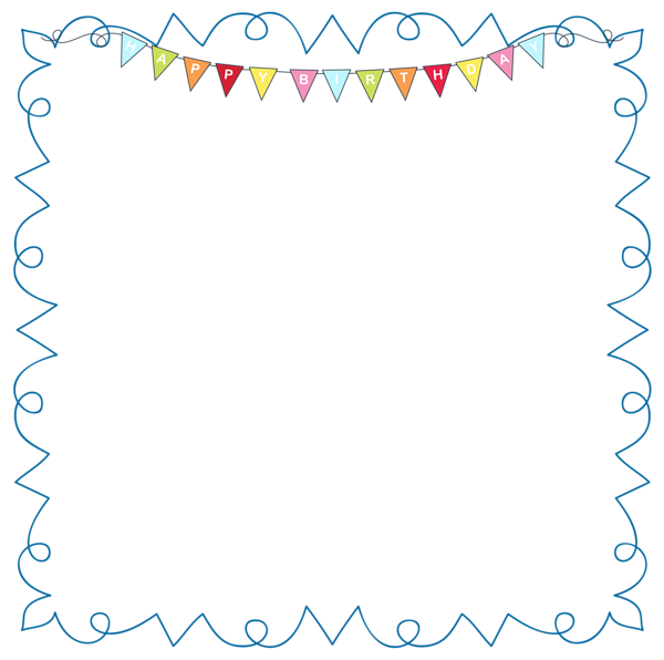 free clipart birthday frames - photo #18