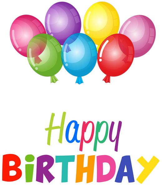 This png image - Happy Birthday Balloons Clip Art PNG Image, is available for free download