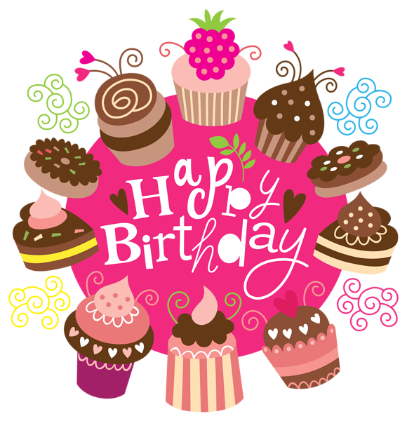 This png image - Happy Birthday Clipart with Cakes Image, is available for free download