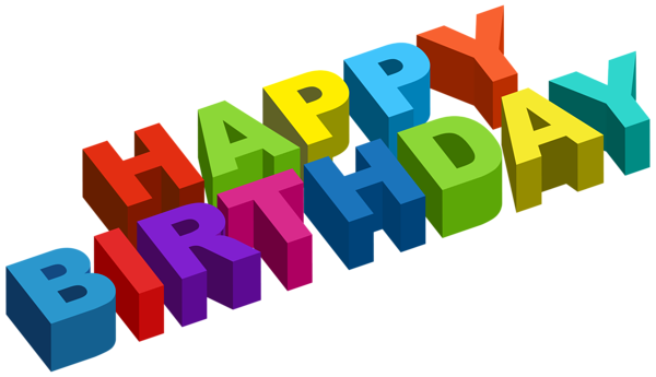 This png image - Happy Birthday Text PNG Transparent Clipart, is available for free download