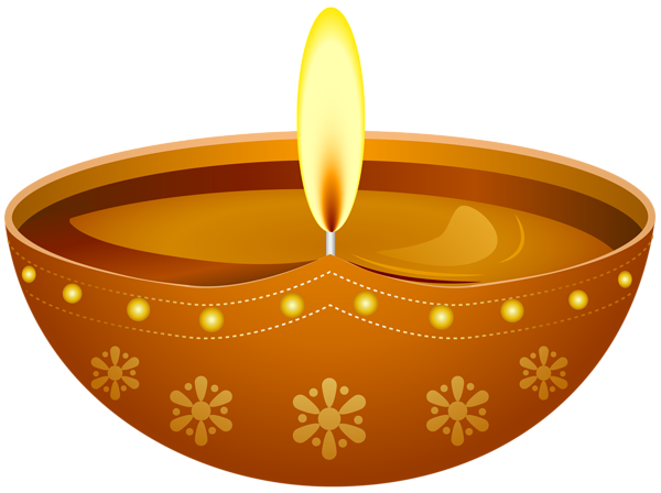 Diwali Candle Transparent PNG Clip Art Image | Gallery Yopriceville ...