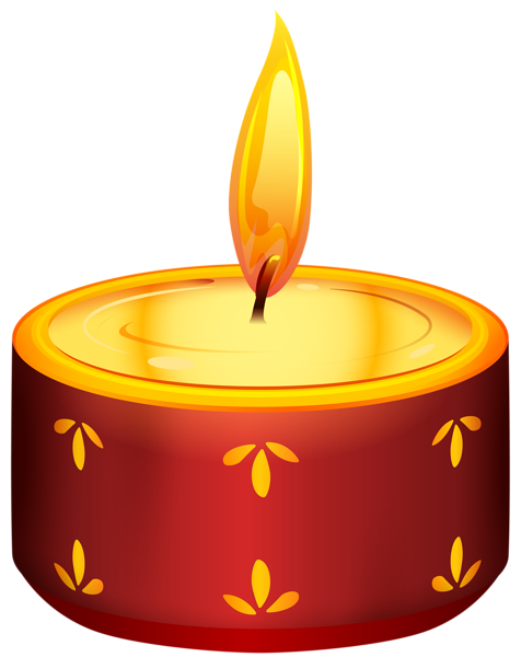 This png image - Diwali Red Candle Transparent PNG Clip Art, is available for free download