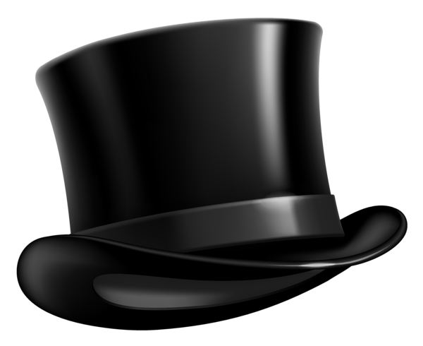 black top hat clipart - photo #4