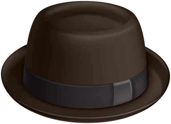 This png image - Dark Brown Hat PNG Clipart, is available for free download