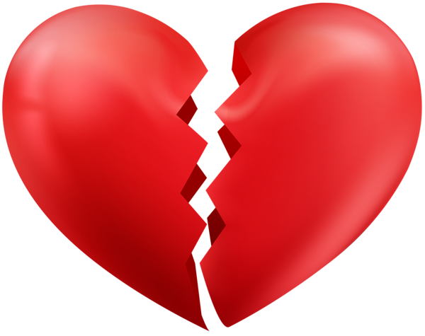 This png image - Broken Heart Transparent PNG Clip Art Image, is available for free download