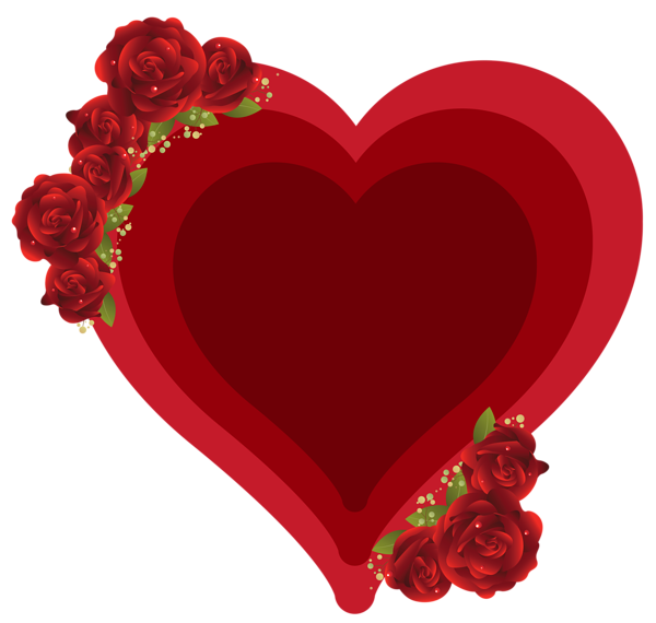 clipart of roses and hearts - photo #33