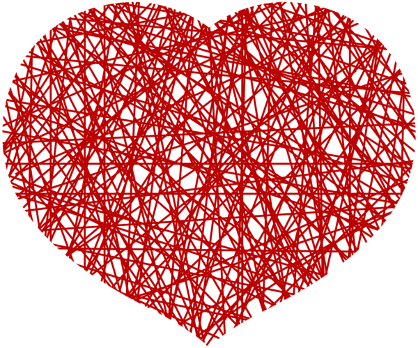 This png image - Decorative Red Heart PNG Clip Art Image, is available for free download