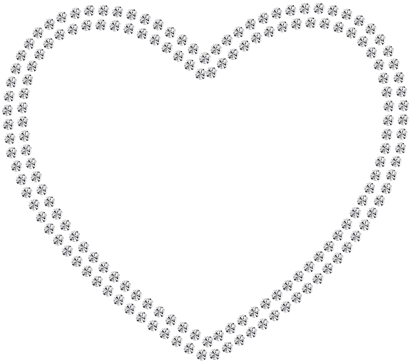 This png image - Transparent Diamond Heart PNG Clip Art Image, is available for free download