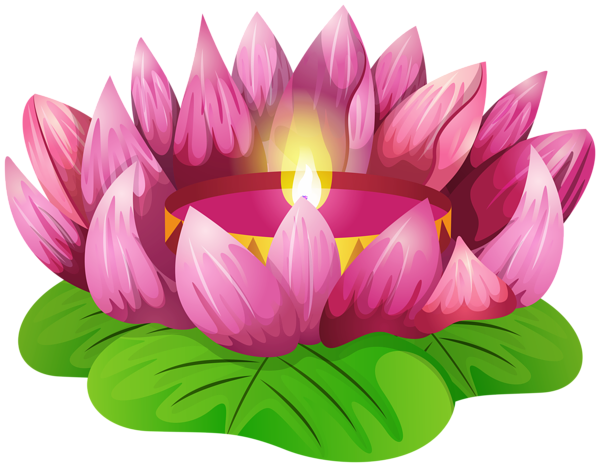 This png image - Lotus Candle Transparent Image, is available for free download