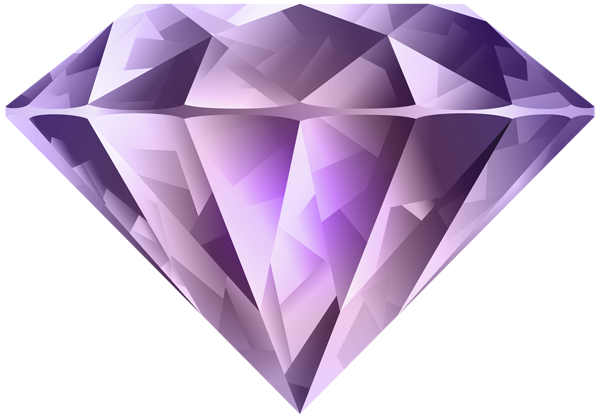 This png image - Purple Diamond Transparent PNG Clip Art Image, is available for free download