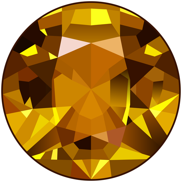 This png image - Yellow Gem PNG Clip Art Image, is available for free download
