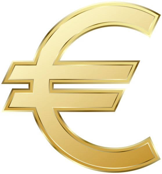 This png image - Euro Symbol PNG Clip Art Image, is available for free download