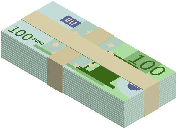 This png image - Wad of Euros Transparent PNG Clip Art Image, is available for free download