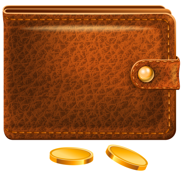 This png image - Wallet with Coins PNG Picture, is available for free download