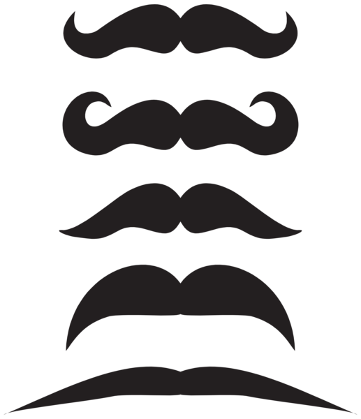mustache clip art png - photo #20
