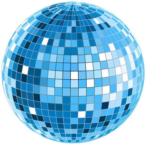 Clip Art Disco Ball Clipart blue disco ball transparent png clip art image