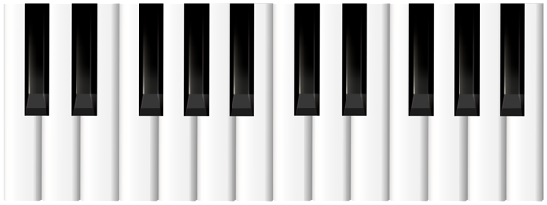 This png image - Large Piano Keys PNG Clipart, is available for free download