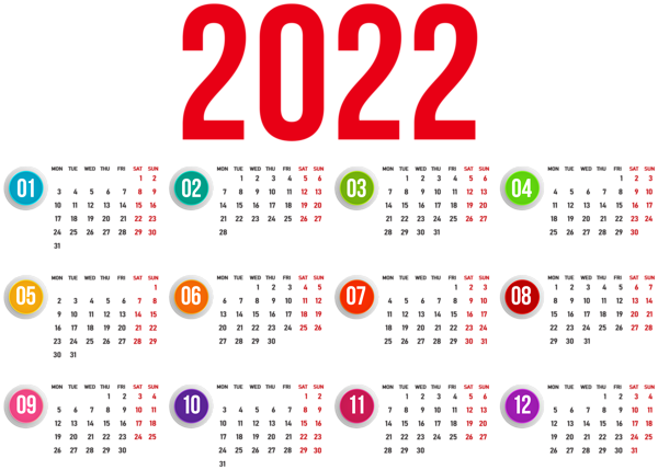 This png image - 2022 Calendar Transparent PNG Image, is available for free download