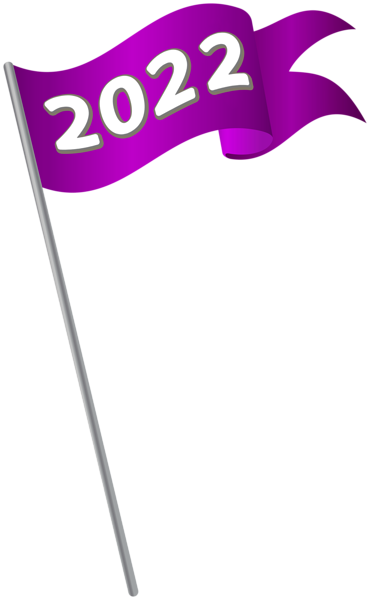 This png image - 2022 Purple Waving Flag PNG Clipart, is available for free download