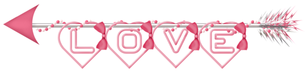 This png image - Pink Arrow Love Clipart, is available for free download