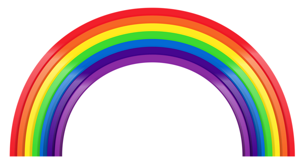 This png image - Large Rainbow Transparent PNG Clipart, is available for free download