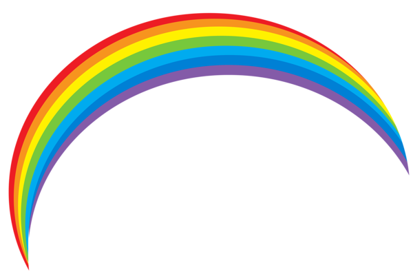 This png image - Transparent Rainbow Clipart, is available for free download