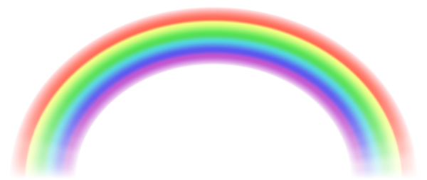 This png image - Transparent Rainbow Free PNG Clip Art Image, is available for free download