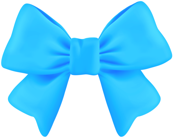 This png image - Blue Bow PNG Transparent Clipart, is available for free download