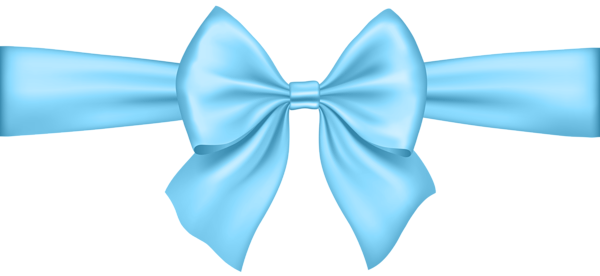 This png image - Bow Soft Blue Transparent PNG Clip Art, is available for free download