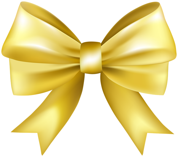This png image - Decorative Yellow Bow Clip Art, is available for free download