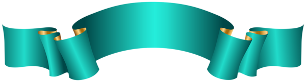 This png image - Elegant Cyan Banner PNG Clip Art Image, is available for free download