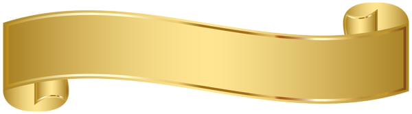 Gold Banner Clip Art PNG Image | Gallery Yopriceville - High-Quality