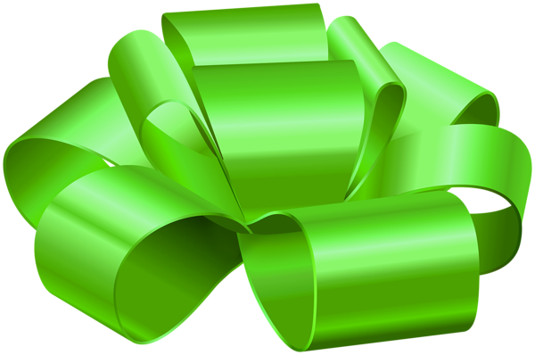 This png image - Green Gift Foil Bow PNG Clipart, is available for free download