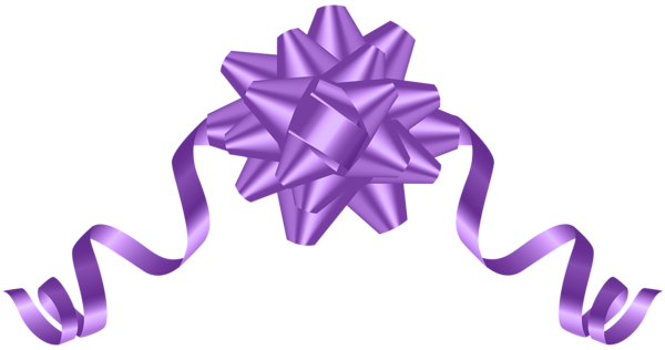 This png image - Purple Deco Bow Transparent PNG Clip Art, is available for free download