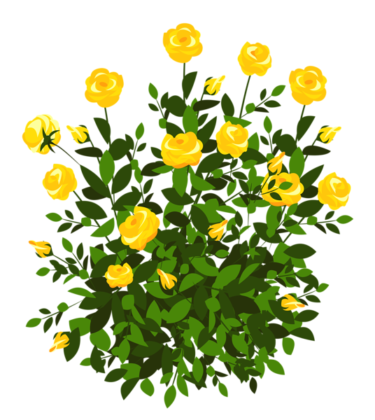 clipart of yellow roses - photo #47