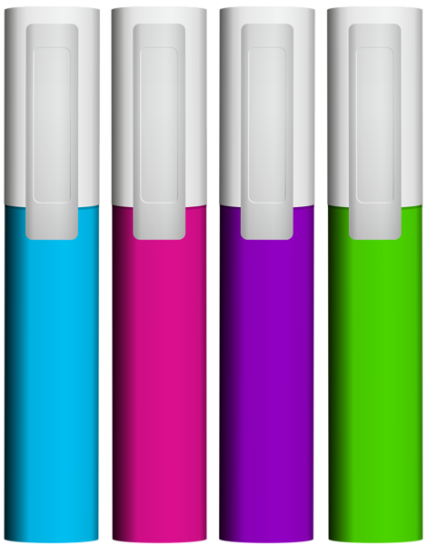 This png image - Colorful Markers PNG Clip Art Image, is available for free download
