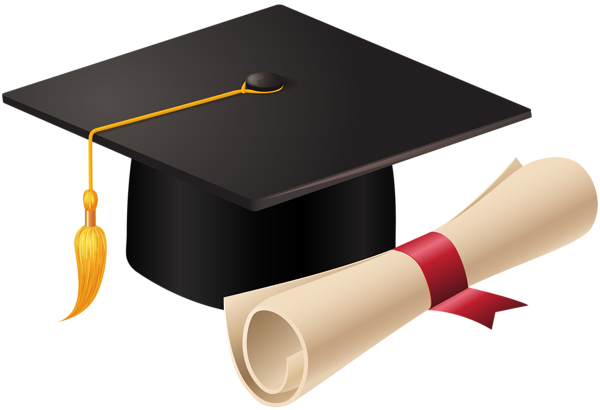 free clipart graduation cap and diploma - photo #44