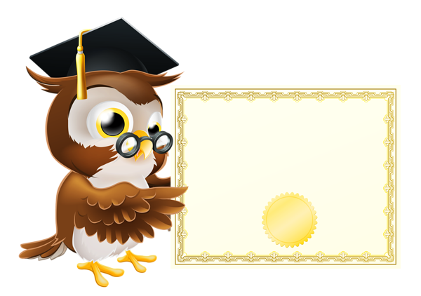 This png image - Owl with School Diploma PNG Clipart Picture, is available for free download