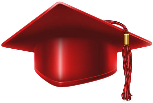 This png image - Red Graduation Cap PNG Clip Art Image, is available for free download