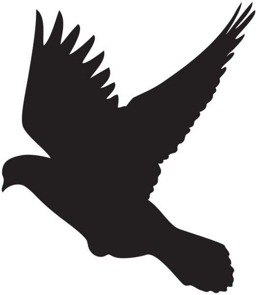 This png image - Flying Dove Silhouette PNG Clip Art, is available for free download
