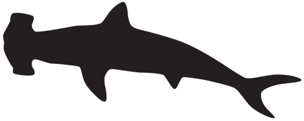 This png image - Hammerhead Shark Silhouette PNG Clip Art Image, is available for free download